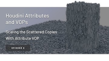 Scaling the Scattered Copies with VOPs – Houdini Attributes and VOPs ep. 8
