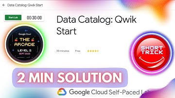 Data Catalog: Qwik Start | #GSP729 | #shorttrick | #arcade