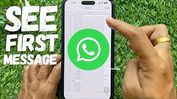 How to See First Message on WhatsApp Without Scrolling