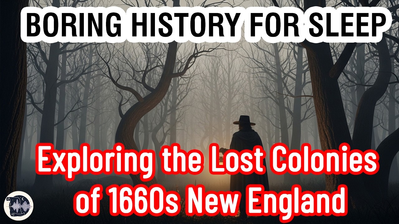 Boring history for sleep | Exploring the Lost Colonies of 1660s New England   (black screen)