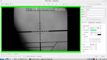 How to add text overlay in Kdenlive - Linux