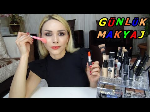 GÜNLÜK MAKYAJ! GÜNLÜK MAKYAJ NASIL YAPILIR! MAKE UP! RUKİYE ÇETİNKAYA