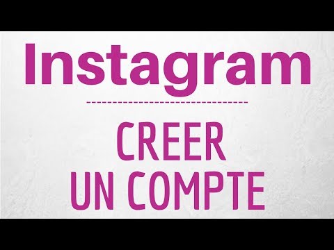 Vidéo: Comment S'inscrire Sur Instagram