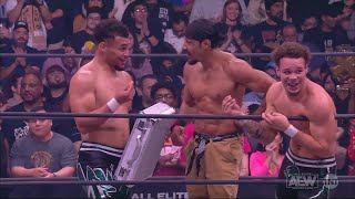 Top Flight Dante & Darius Martin & Ar Fox Win 300,000 Battle Royale On Aew Rampage Dec. 23, 2022