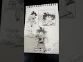 #Kanao_art #Me with only#pencil#eraser#and sketch notebook 😎😋 part1
