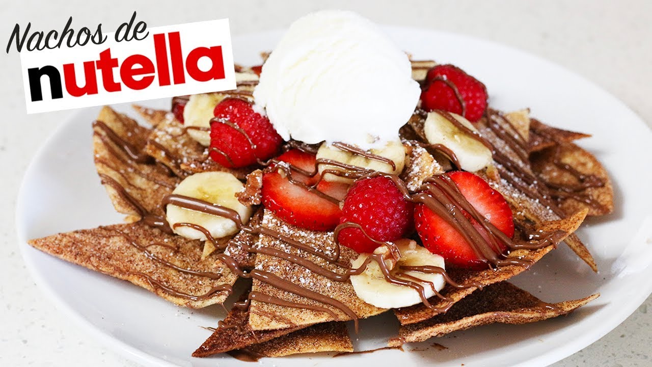 NACHOS DE NUTELLA (POSTRE FÁCIL Y RÁPIDO) | KARLA CELIS