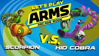 Let's Play ARMS - Kid Cobra Arcade Mode