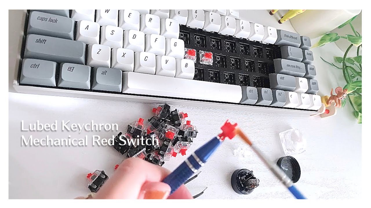 スイッチ分解してルブしました/ Keychron XDA Profile PBT素材のキー