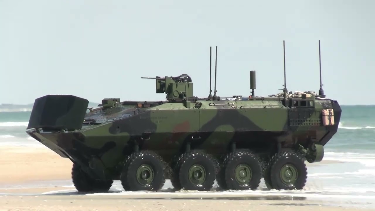 🌊 U.S. Marines Battle the Surf in Amphibious Combat Vehicle Training at Camp Lejeune! 