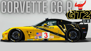 Rfactor 2 - Nordschleife with Rain | Progressive Wet track and Continuous Spray | Corvette ALMS GT2