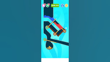 save the fish Level 210 - mobile game/fishdom #shorts