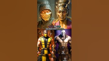 Scorpion Intro Lines with Goro and Sheeva in MkX , MK11 And Mk1 Khaos Reigns #mortalkombat1havik