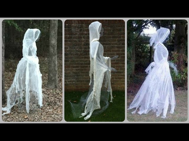How to Make a Simple Chicken Wire Ghost 