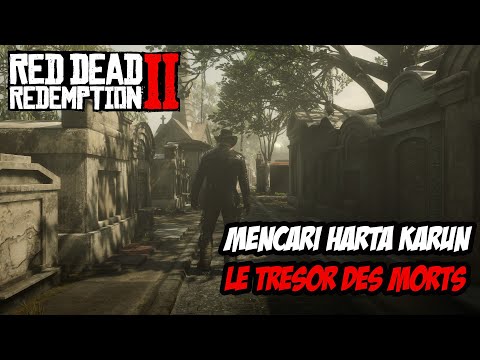 Video: Red Dead Redemption 2 Lokasi Peta Harta Karun Le Tresor Des Morts