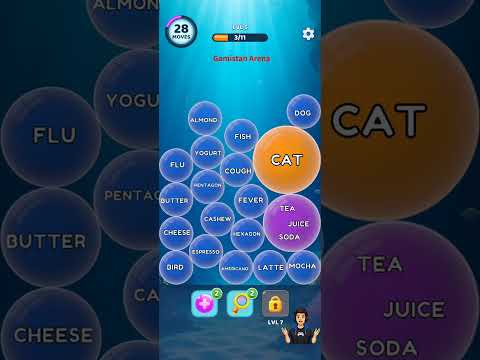 Bubble Word Jam Level 5 preview