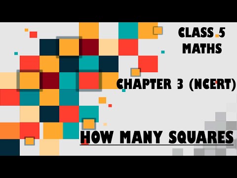 How Many Squares Class 5th Maths Chapter 3 NCERT | CBSE