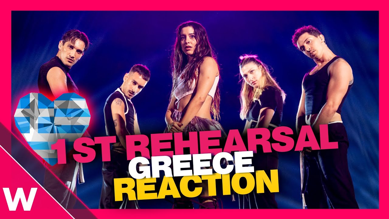  Greece First Rehearsal REACTION Marina Satti Zari  Eurovision 2024
