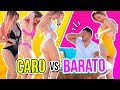 BIKINI CARO VS BARATO 👙 ADIVINA EL PRECIO! | Katie Angel