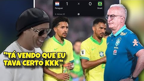 Paraguai 1 x 0 Brasil - ESSA SELEÇÃO BRASILEIRA DO DORIVAL É MUITO RUIM