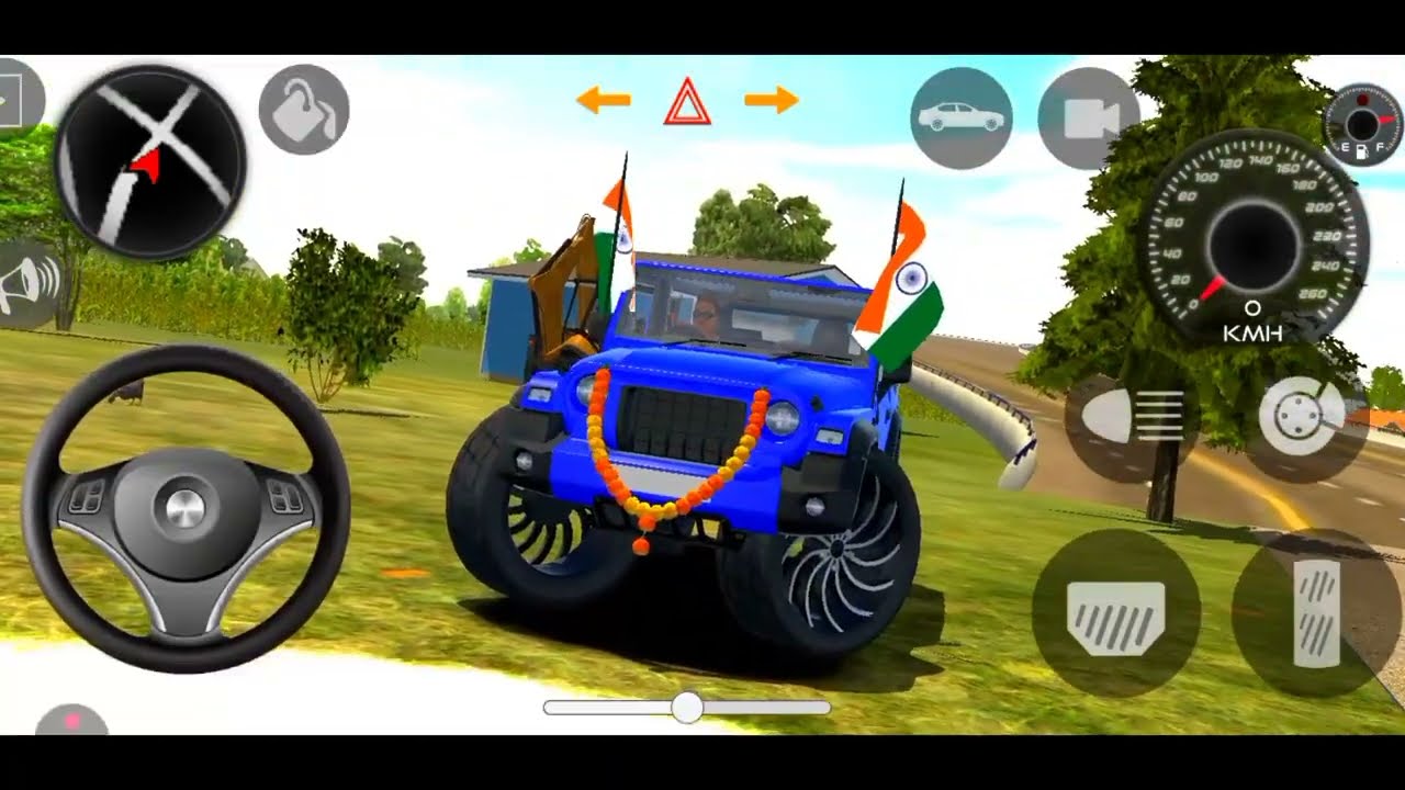 Modified Mahindra Thar😈Games:Indian Neela  Thar (Gadi Wala Games) Car Game Android Game - #2025 