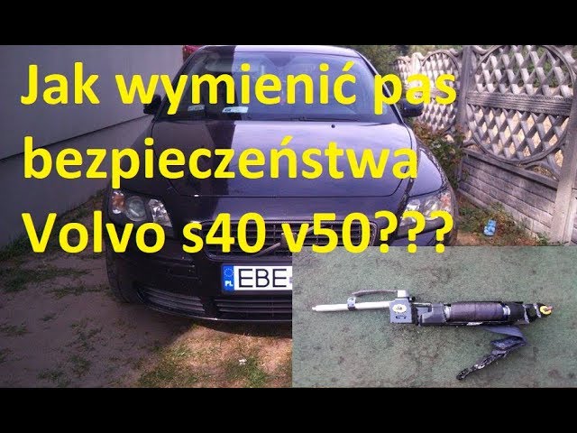 Wymiana Pasa Volvo S40 Ii (Przedni Lewy). - Youtube