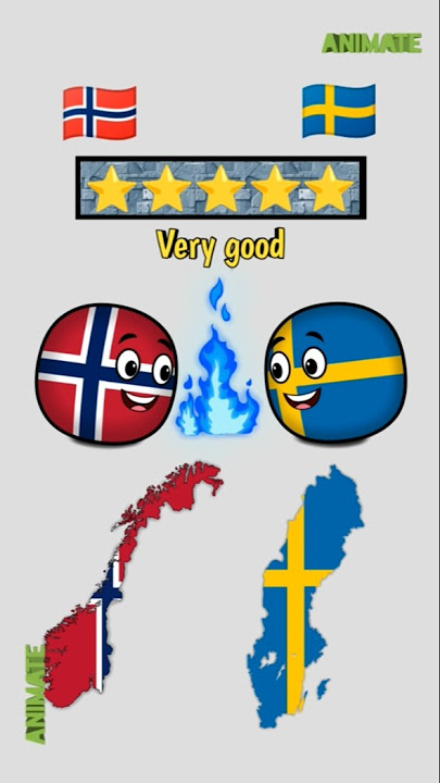 Norway relations with other countries 🌍🇳🇴 #countryballs #edit #shorts