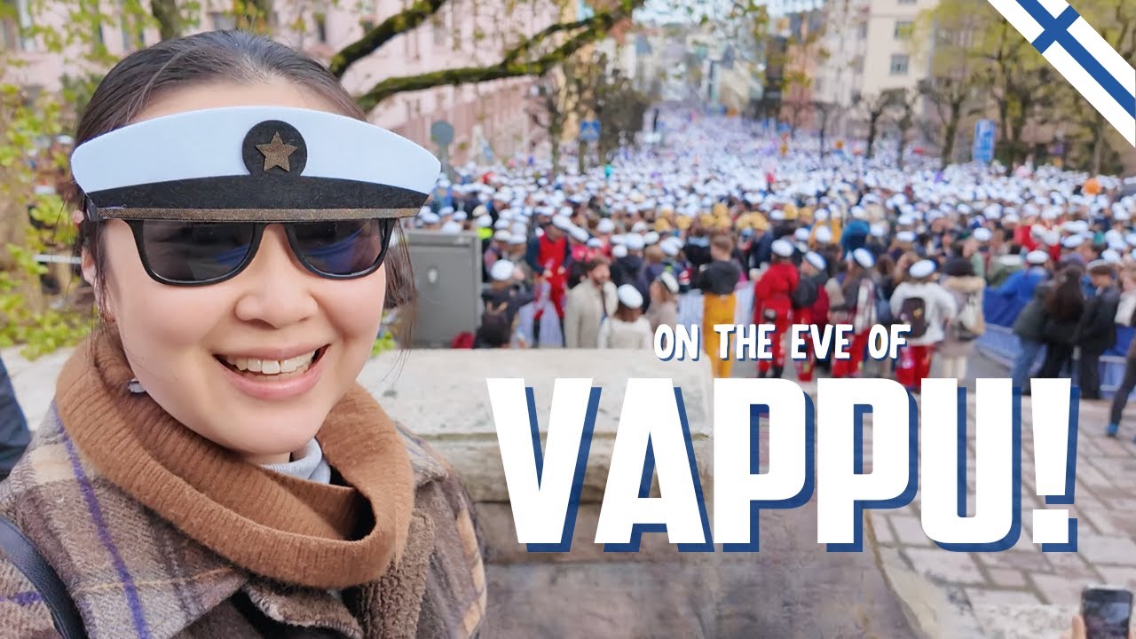 Vappu Finland 🇫🇮 May Day Festival in Turku (traditions + food)