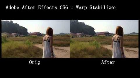 Adobe After Effects CS6 : Warp Stabilizer