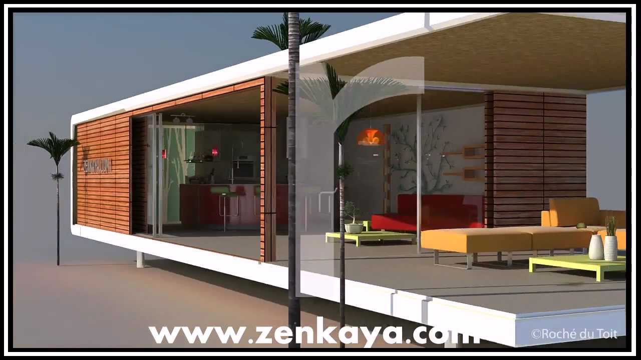 3D Architectural Visualization, Animation of Prefabricated home - YouTube