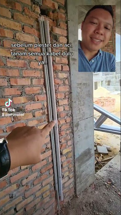 electrical pipe preparation before plastering