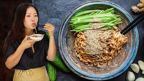 Super Easy Sesame Noodles with Garlic & Ginger - DayDayNews