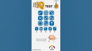 From a Real IQ Test | Can You Find the Missing Shape?  #IQtest #quiz