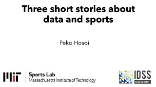 Peko Hosoi: Three Short Stories about Probability and Sports