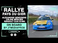 Rallye pays du gier 2023  es8  denuzieremercier  renault clio s1600  onboard
