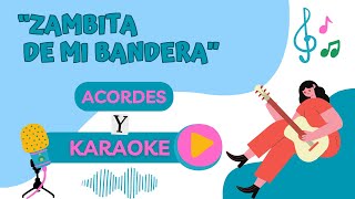 Video thumbnail of ""Zambita de mi Bandera"  (sin letra) y acordes en la descripción."