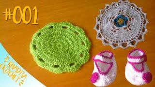 الدرس الاول في تعليم الكروشي - CROCHET #001