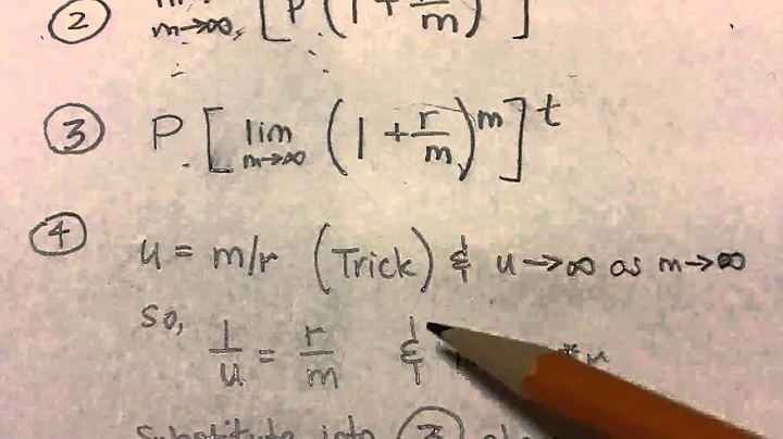 Continuous Compounding Interest Proof