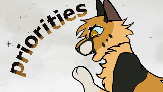 priorities - warrior cat ocs [animation meme]