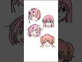 ピンクのキャラクターたちをアルファベットだけで描いてみた! #shorts #イラスト #アニメ #art