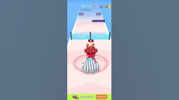 Count Masters Game Level-157  #shorts