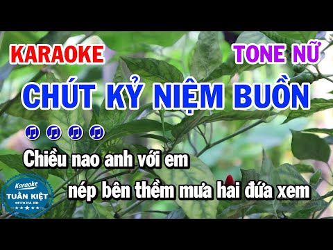 Karaoke Chút Kỷ Niệm Buồn Nhạc Sống Cha Cha ... - VN Kara