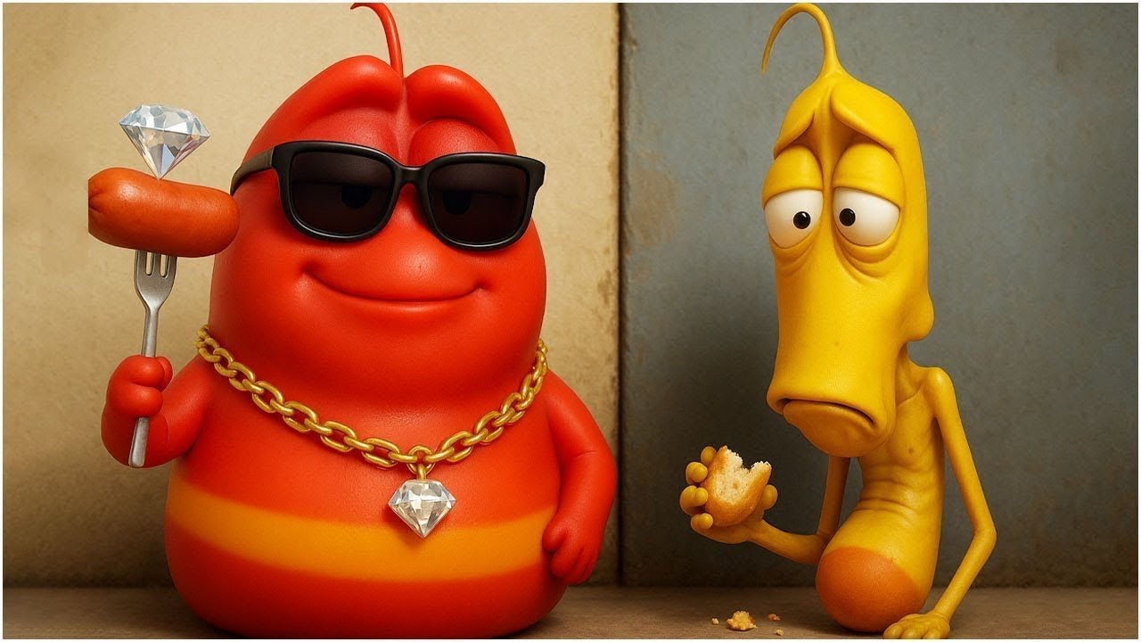 LARVA 20226 ANIMATION COMICS - RICH & POOR | CARTOON MOVIES FOR LIFE