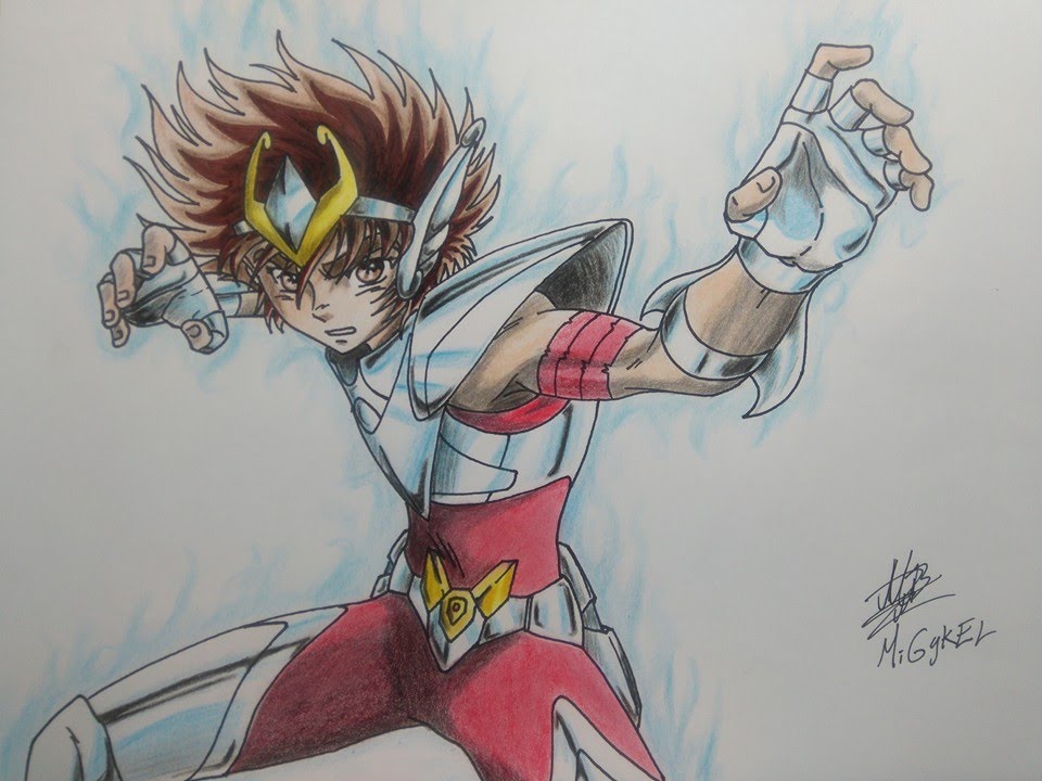 Detalle 47+ imagen dibujos de seiya