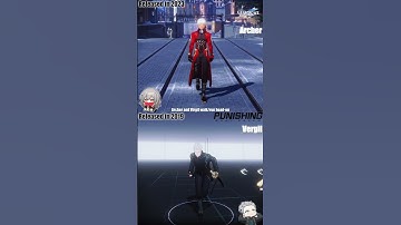 Archer (Honkai: Star Rail) vs Vergil (Punishing: Gray Raven) Crossover Characters Walk Comparison