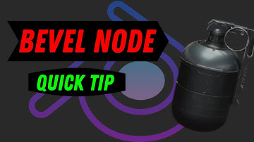 How To Use Bevel Node For Any Object - Blender 2.9 Quick Tips In Hindi