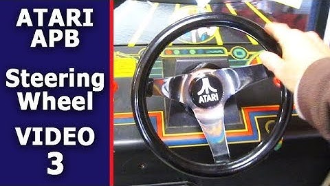 Atari APB Arcade Steering Wheel + Gas Pedal Rebuild RESTORATION 000605-01 hub bearing