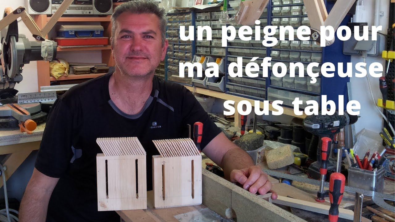 Defonceuse sous table - Atelier Passion du Bois