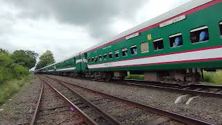 চিত্রা এক্সপ্রেসের লম্বা হর্ণ ||Khulna To Dhaka 763 Chitra Express Mirpur Out