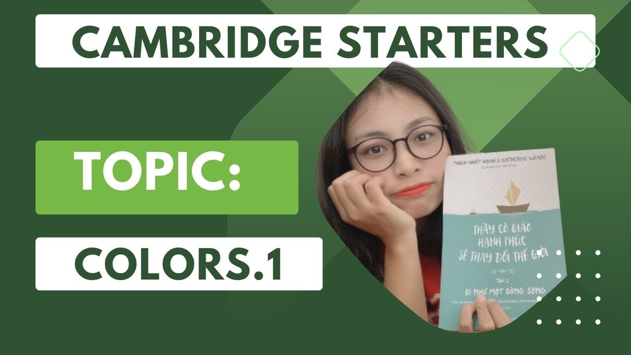 CAMBRIDGE STARTERS - TOPIC: COLORS (Lesson 1) - YouTube