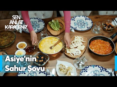 Asiye'nin sahur menüsü | Sen Anlat Karadeniz 17. Bölüm